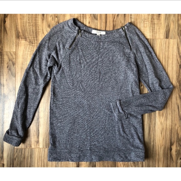 LOFT Sweaters - Ann Taylor Loft Pullover Zipper Sweater